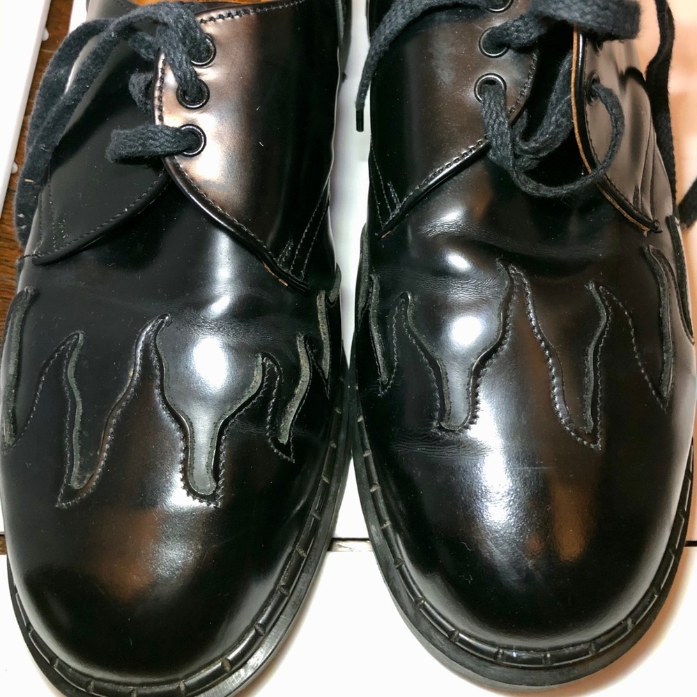 Rare Vintage Tredair flame shoes -Sz 12-black